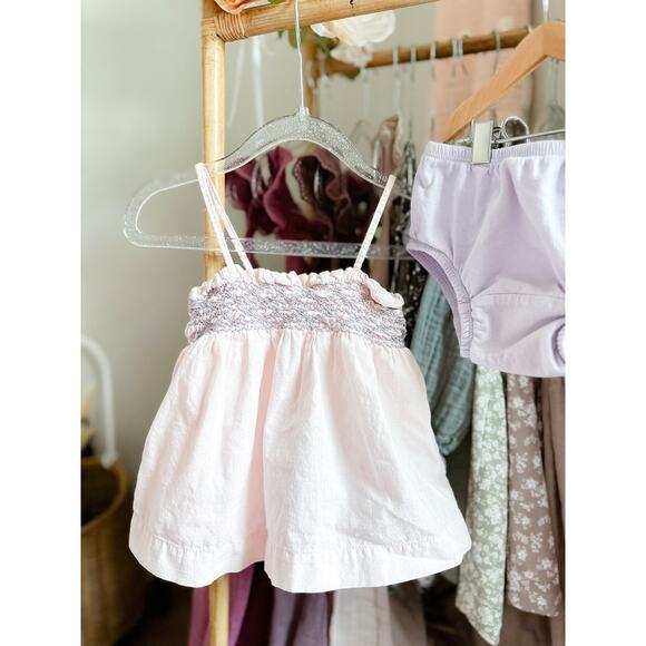 Cherish The Moments Baby Gap Blush Smocked Swing Top & Bloomers 18-24mths - Picture 2 of 3